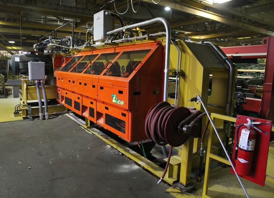 Lico Machinery ADM / ADMS Series optimized board edger systems, running in production