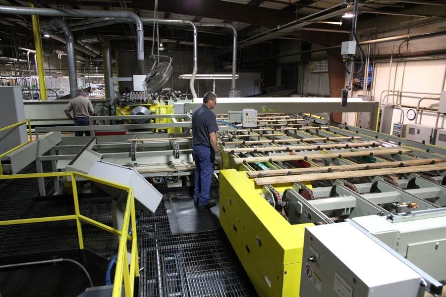 Lico Machinery DEL Series optimized ripping systems, saw and drive section